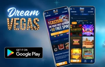 DreamVegas Casino App Screenshot